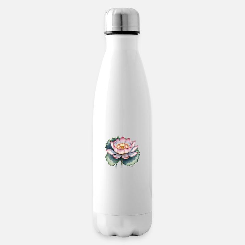 Flower Power - Bouteille isotherme - blanc