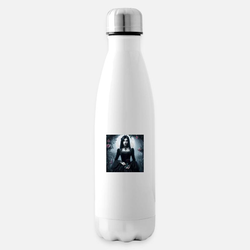 Gothic Prinzessin - Isolierflasche - Weiß