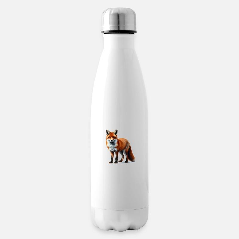 Fuchs - Isolierflasche - Weiß