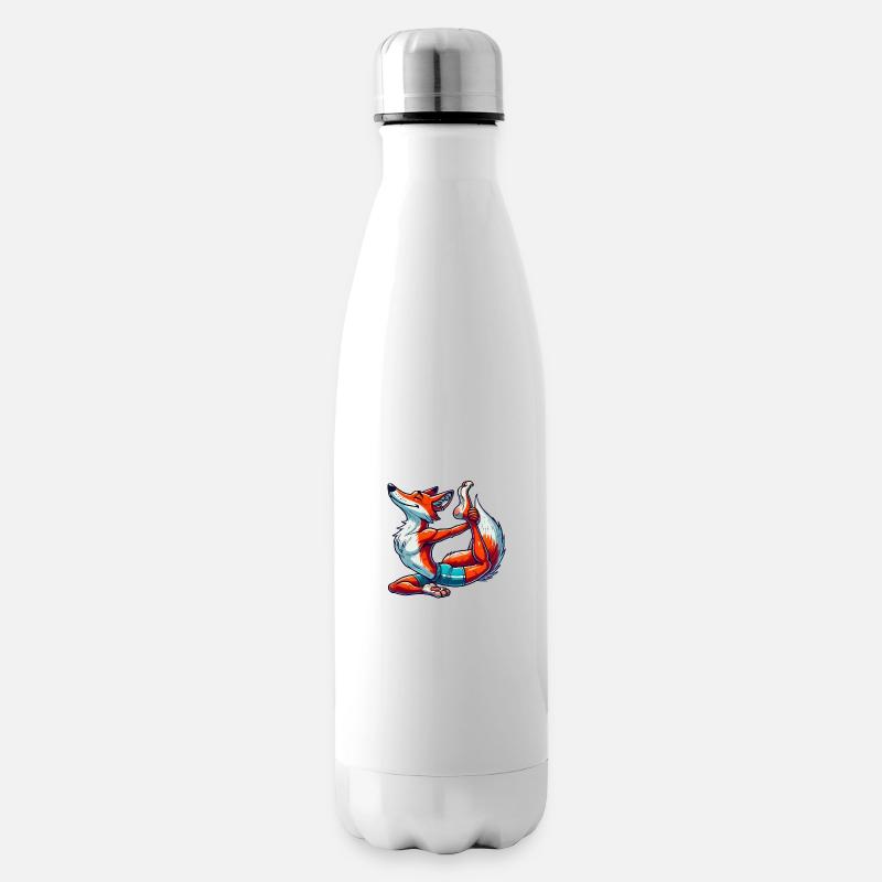 fuchs yoga - Isolierflasche - Weiß