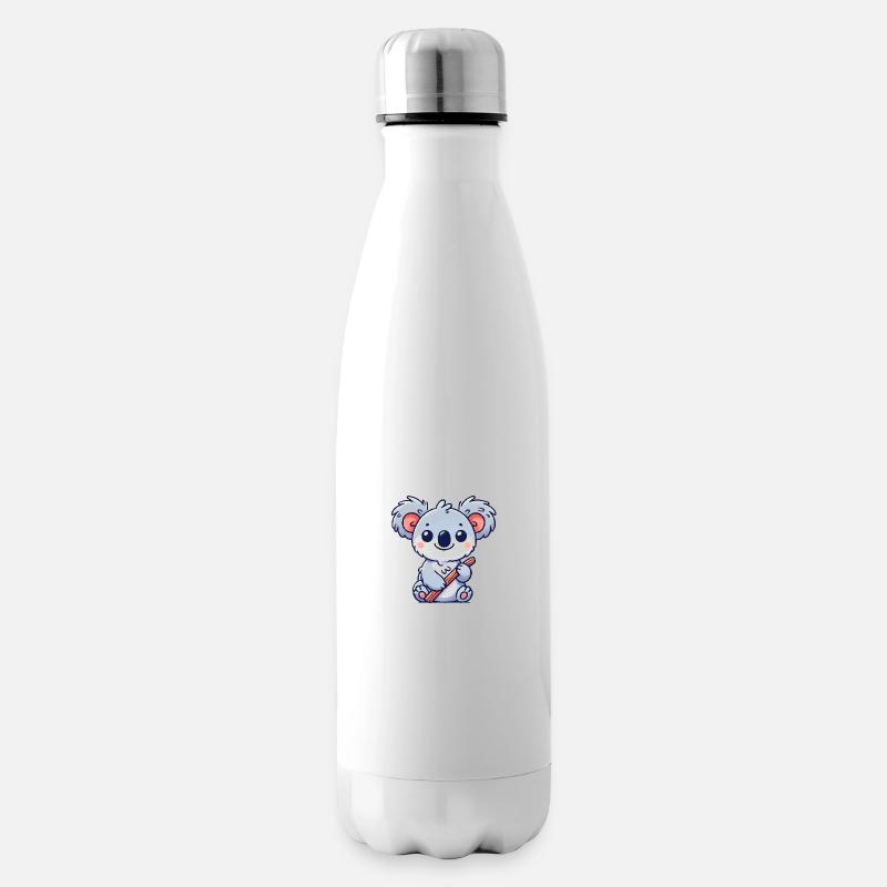 Koalabär Comic - Isolierflasche - Weiß