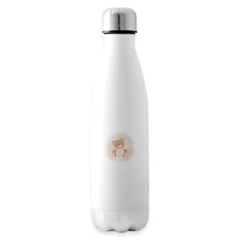 Cute Teddy - Insulated Water Bottle - white - Right