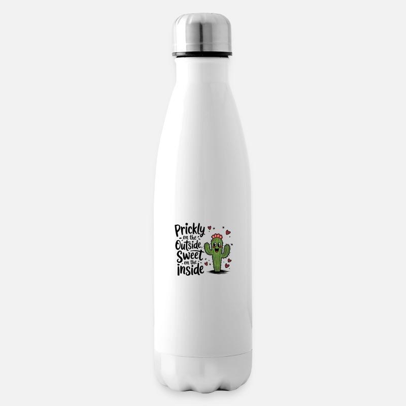 Cactus doux - Bouteille isotherme - blanc