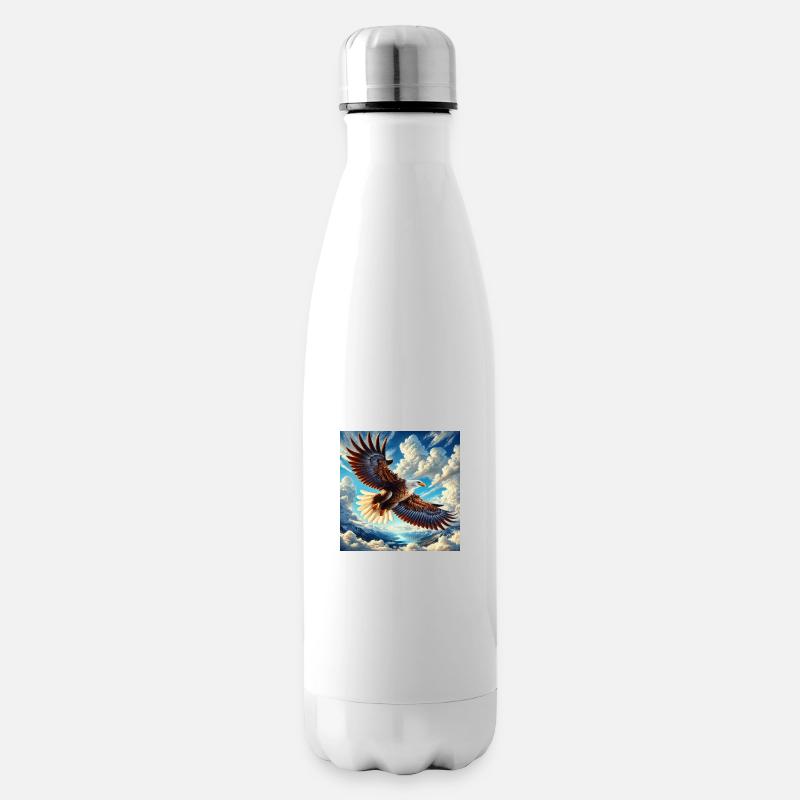 Aigle majestueux - Bouteille isotherme - blanc