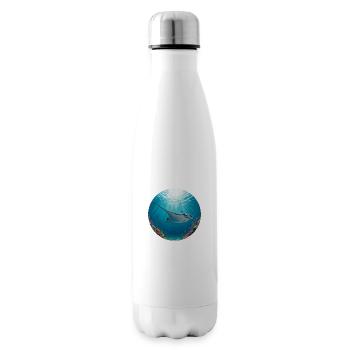 Mantarochen in der Sonne - Isolierflasche - Weiß - Rechts