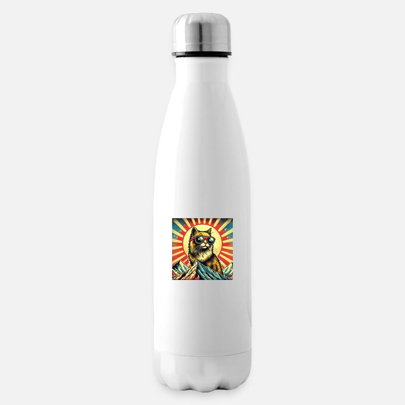 Cool cat - Isolierflasche - Weiß