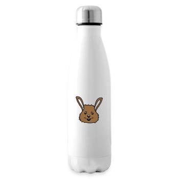 Hase Kaninchen Häschen Cartoon Kleintier niedlich - Isolierflasche - Weiß - Rechts