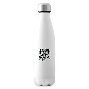 Not perfect just forgiven - Isolierflasche - Weiß - Rechts