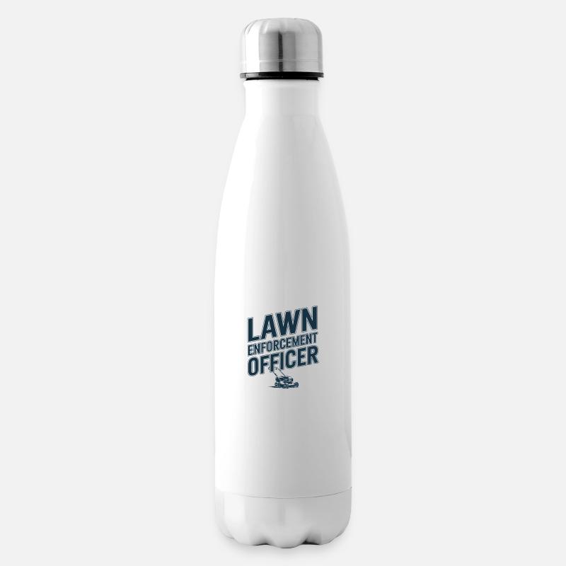 Agent d’application de la loi sur les pelouses - Bouteille isotherme - blanc