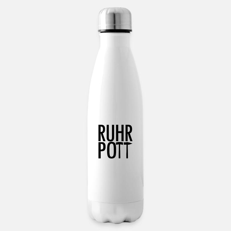 Ruhrpott - Isolierflasche - Weiß