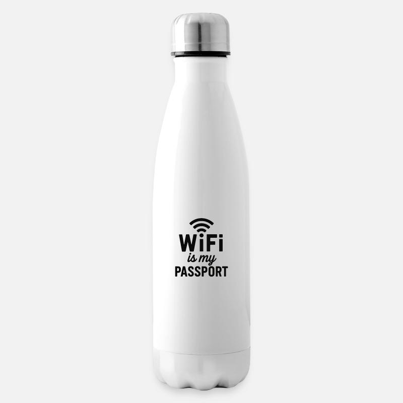 REISEPASS WIFI - Isolierflasche - Weiß
