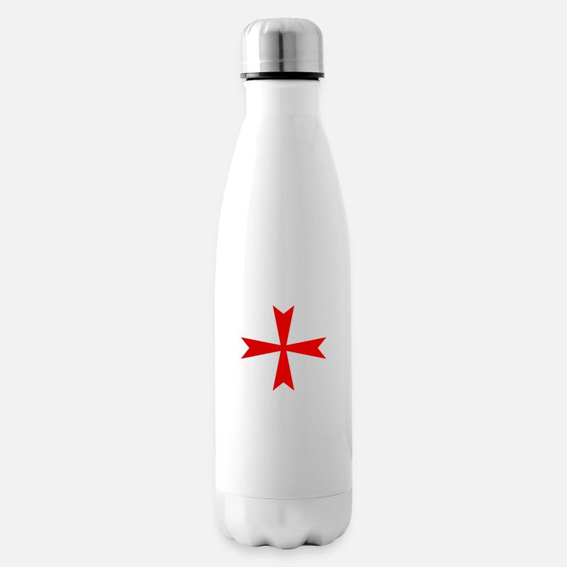 Cross - Insulated Water Bottle - white