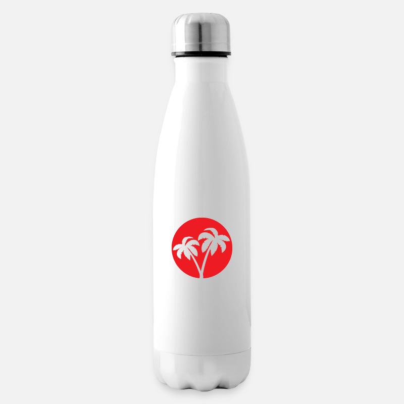INDONET Logo - Bouteille isotherme - blanc