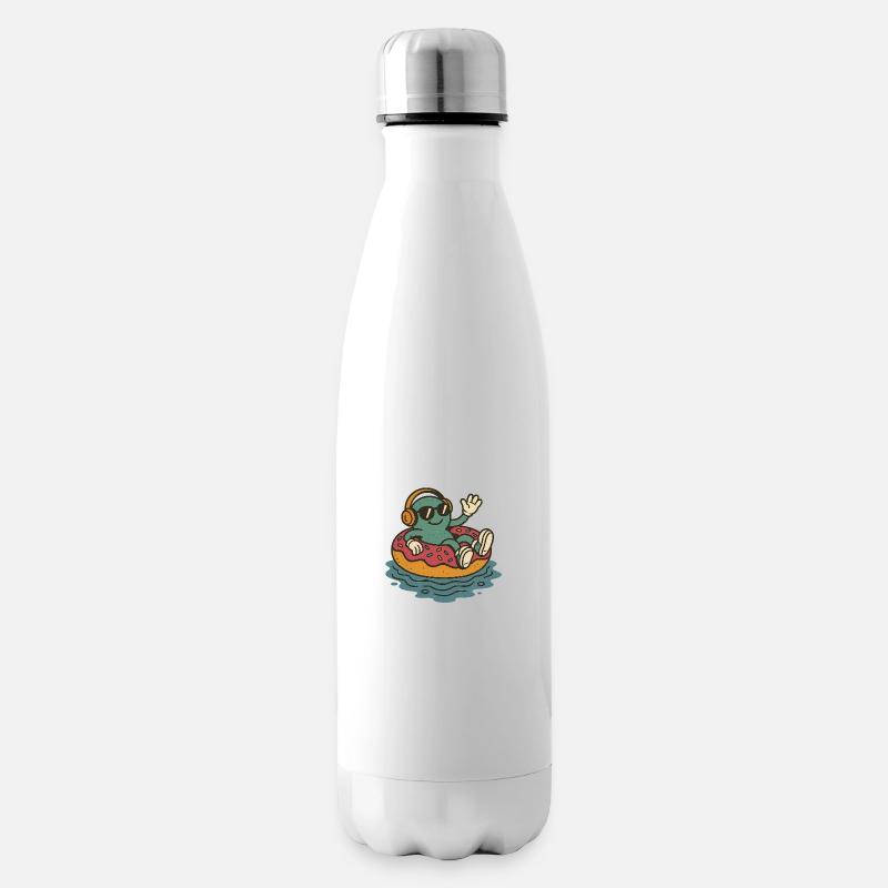 Pool Day - Insulated Water Bottle - white