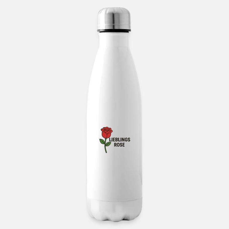 ROSE PRÉFÉRÉE - Bouteille isotherme - blanc