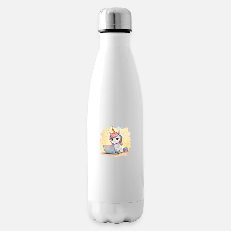 Programmation Licorne - Bouteille isotherme - blanc