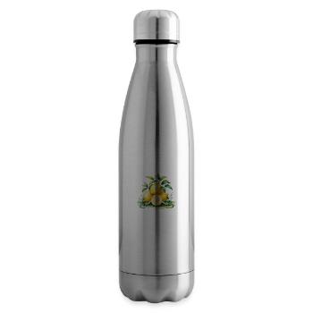 Zitronen & Eidechsen - Frucht trifft Wildnis - Isolierflasche - Lightsilver - Rechts