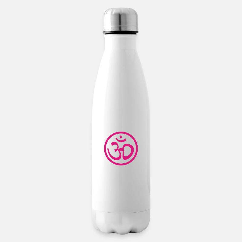 ohm - Insulated Water Bottle - white