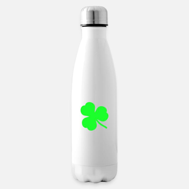 kleeblatt_2 - Isolierflasche - Weiß