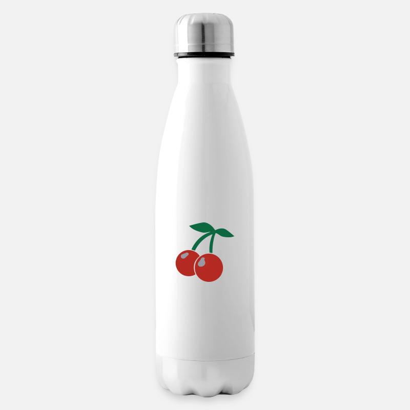 Kirchen/cherries - Bouteille isotherme - blanc