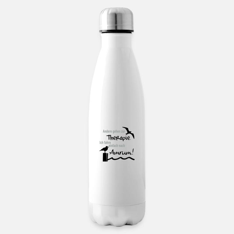 Therapie Amrum - Isolierflasche - Weiß