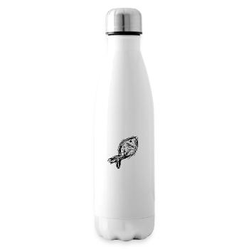 Fish Climate Change - Insulated Water Bottle - white - Right