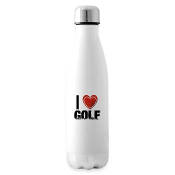 I love GOLF! - Isolierflasche - Weiß - Rechts