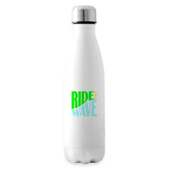 Ride the Wave plotter - Isolierflasche - Weiß - Rechts