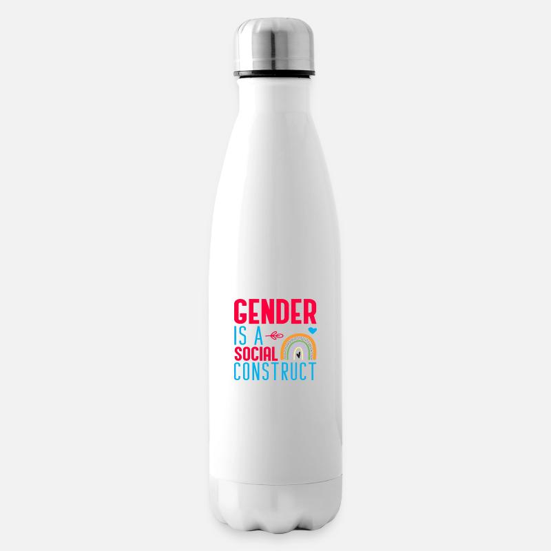 Gender is a Social Construct - Isolierflasche - Weiß