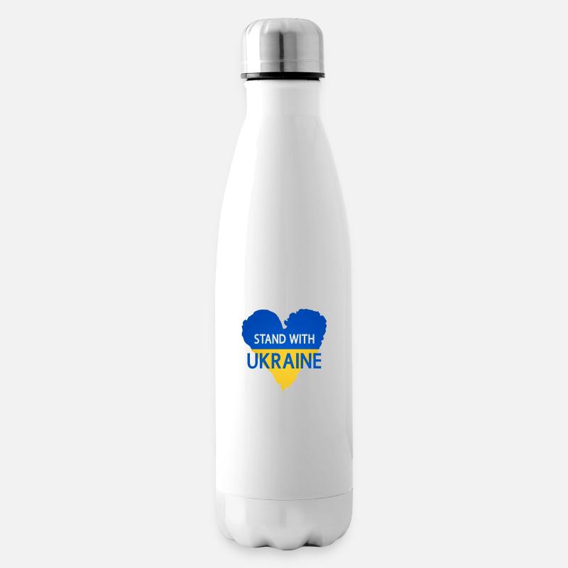 Ukraine - Isolierflasche - Weiß