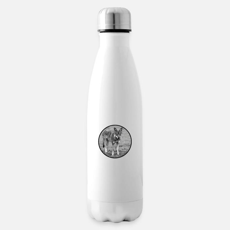 Loup - Bouteille isotherme - blanc