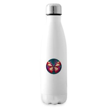 Abstract Butterfly - Illustration - Isolierflasche - Weiß - Rechts