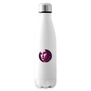 Red Woman Portrait - Abstract - Isolierflasche - Weiß - Rechts