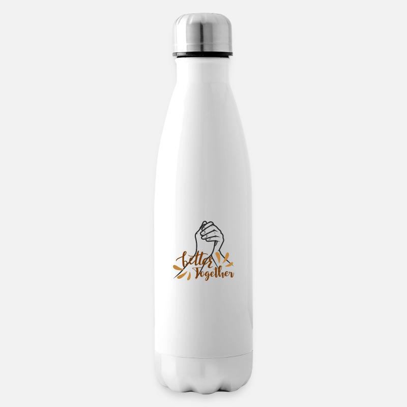 Better Together - Insulated Water Bottle - white