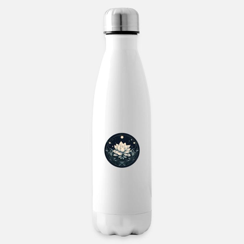 Lotusblüte - Isolierflasche - Weiß