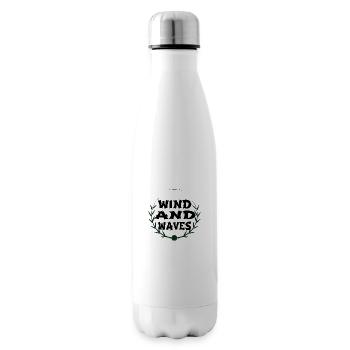 liberty windsurfing events quote - Isolierflasche - Weiß - Rechts