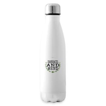 awesome emotional well-being healing energy - Insulated Water Bottle - white - Right