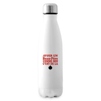Beau Père DE LA BOMBE - Bouteille isotherme - blanc - Droite