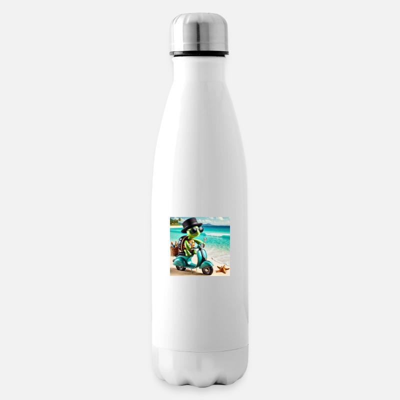 Méchant de plage - Bouteille isotherme - blanc