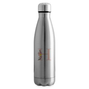 H Monogramme Floral - Bouteille isotherme - argent clair - Droite