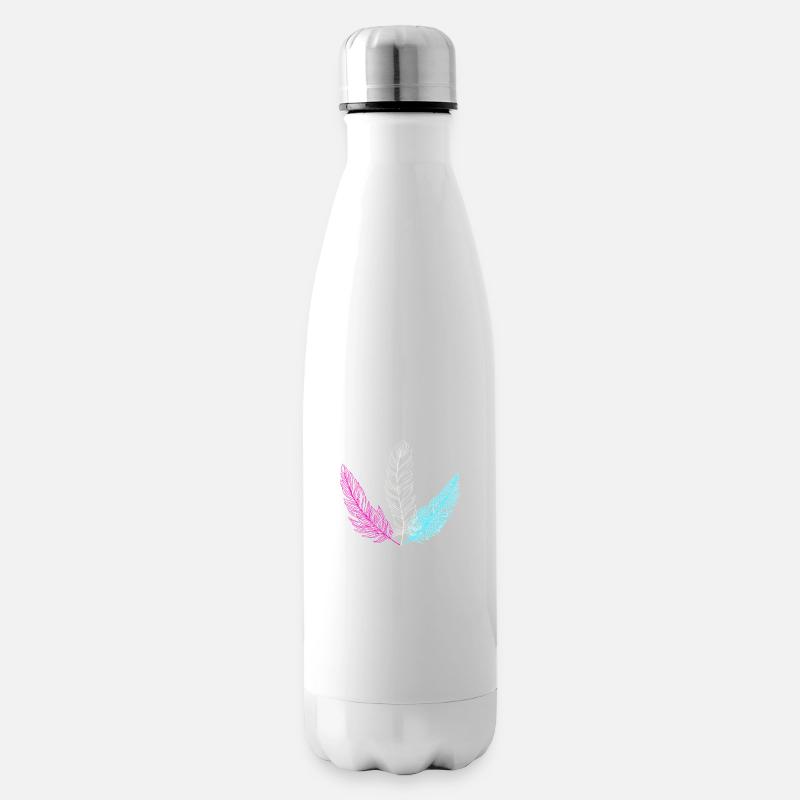 trans feder - Isolierflasche - Weiß