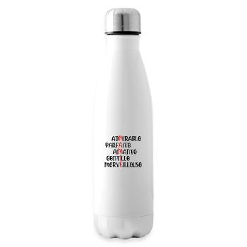 mamie - Bouteille isotherme - blanc - Droite