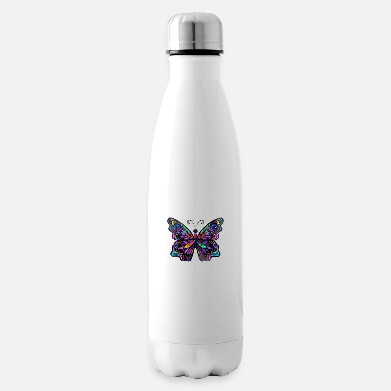 Schmetterling Schmetterling - Isolierflasche - Weiß