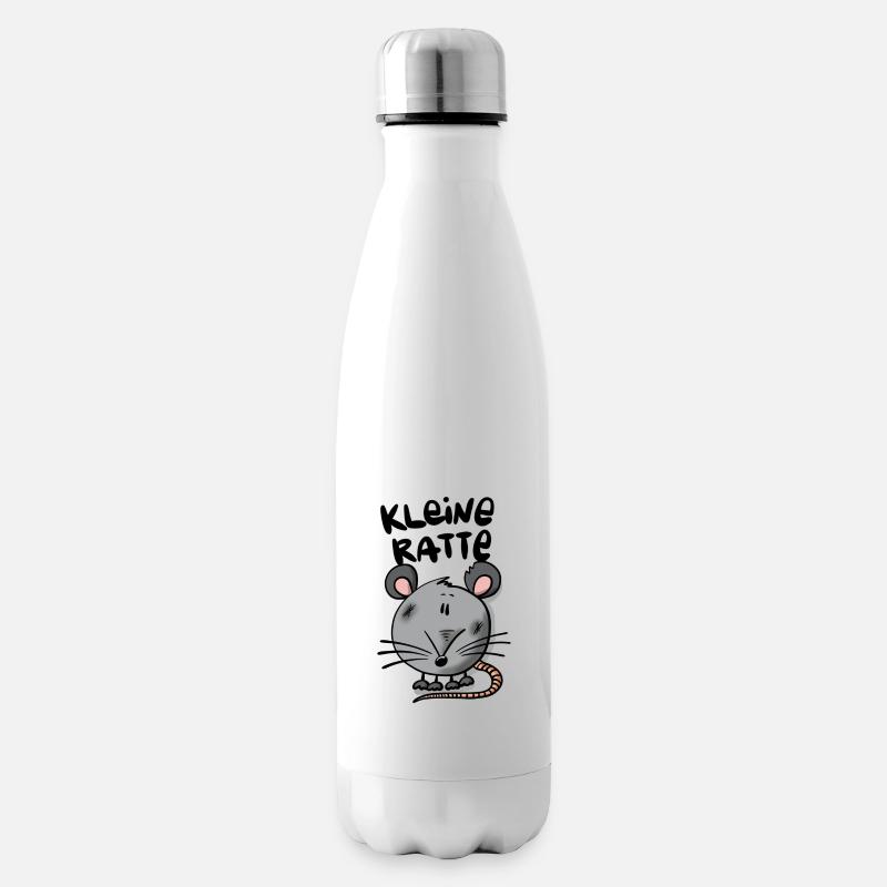Ratte Klein - Isolierflasche - Weiß