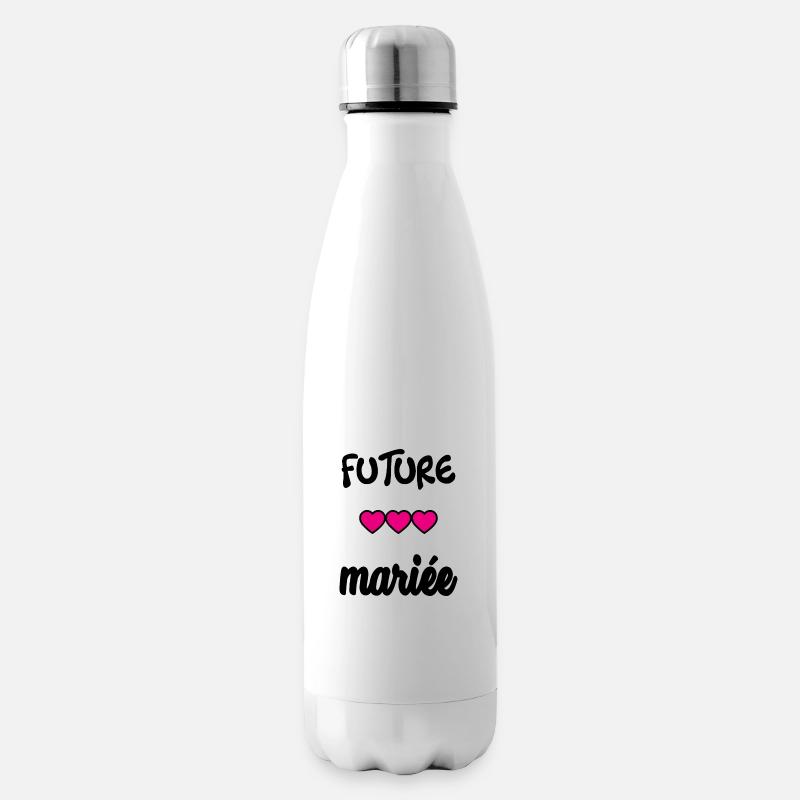 EVJF. MARIEE. TEAM. TEAM MARIEE. FUTURE MARIEE - Bouteille isotherme - blanc