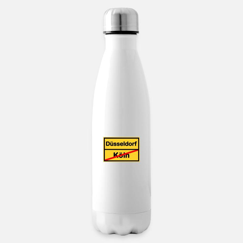 Zuhause in Düsseldorf - Isolierflasche - Weiß