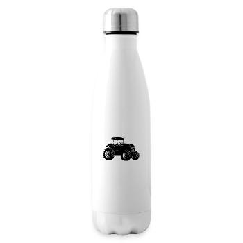 Tracteur - Bouteille isotherme - blanc - Droite