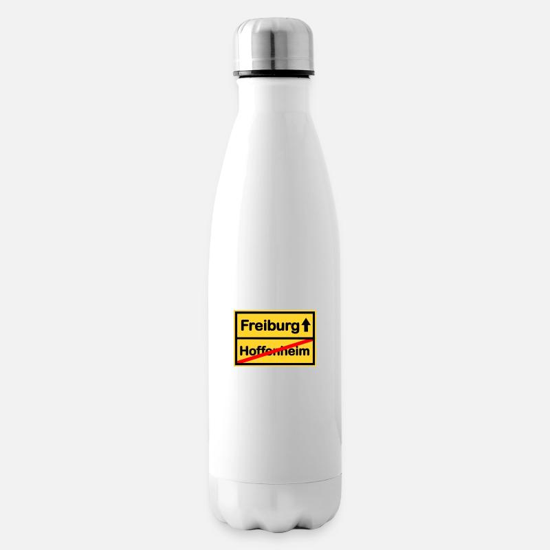 Der Weg nach Freiburg - Isolierflasche - Weiß