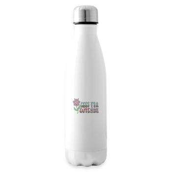 Eggs-Tra Cute Mom - Insulated Water Bottle - white - Right