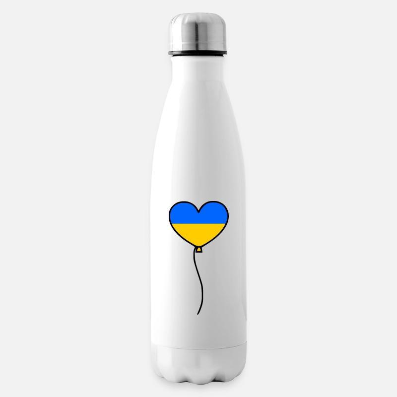 Ukraine - Isolierflasche - Weiß